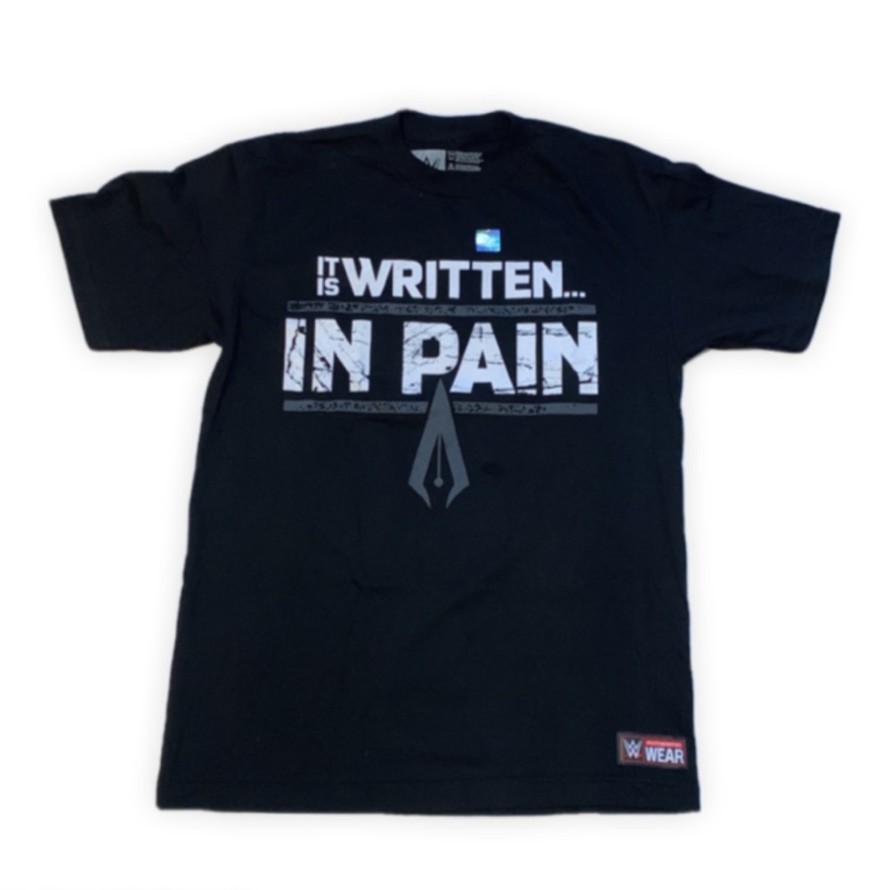 Wwe Aop It Is Written In Pain Black Size M Shirt
